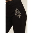 thumbnail image 2 of Idyllwind Women's Outlaw High Rise Flare Embroidered Super Stretch Denim Jeans - IWSU25J21-BLK 4W x 34L, 2 of 4