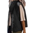 thumbnail image 2 of Women Cropped Lightweight Jacket Sleeveless Button Down Puffer Vest, 2 of 6