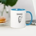 thumbnail image 3 of CafePress - Swag On Mug - 11 oz Ceramic Mug - Novelty Coffee Tea Cup, 3 of 4
