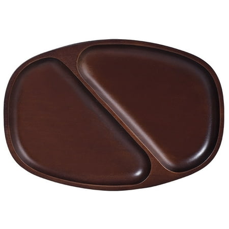 

Wooden Divided Serving Dish With 2 Compartments Handmade Serving Tray Sectional Plate For Snacks Fruits Crackers &Vanity Drawer Jewelry-Ⅲ