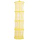 thumbnail image 1 of Kids Toy Storage Rack Hanging Basket Organizer - 4 Tier Mesh Foldable Blue, 1 of 5