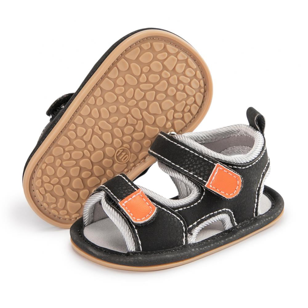 Baby Newborn Soft Crib Boy Summer Sandals Anti-slip Casual Toddler Pattern Shoes 