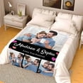 thumbnail image 6 of Photo Blanket Customized Customized Blanket Gifts for Best Friend Sister Family Dad Mom Daughter Son (7 Size), 6 of 6