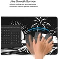 thumbnail image 5 of Sea Wave Large Mouse Pad - Sunset Gaming Gaming Mouse Pad Palm Trees Extended Mouse Mat Desk Pad Tropical Mice Pad for Home Office 35.4 x 15.7 Inch, 5 of 5