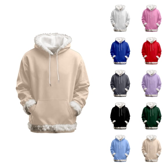 Women's Hoodie with Pockets Fall Winter Trim Fashion Sweatshirt Pullover Tops
