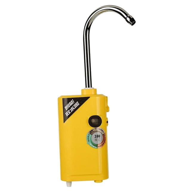 GROWTH TANK Pompe à Oxygène Induction Automatique Portable Extérieur Accessoires USB Jaune