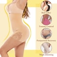 thumbnail image 3 of GOLD CARP Shapewear Women Tummy Control Body Shaper Knickers High Waist Underpants Butt Lifter Shorts Lace Underwear Seamless Smooth Panties Beige(Side Lace) M/L, 3 of 6