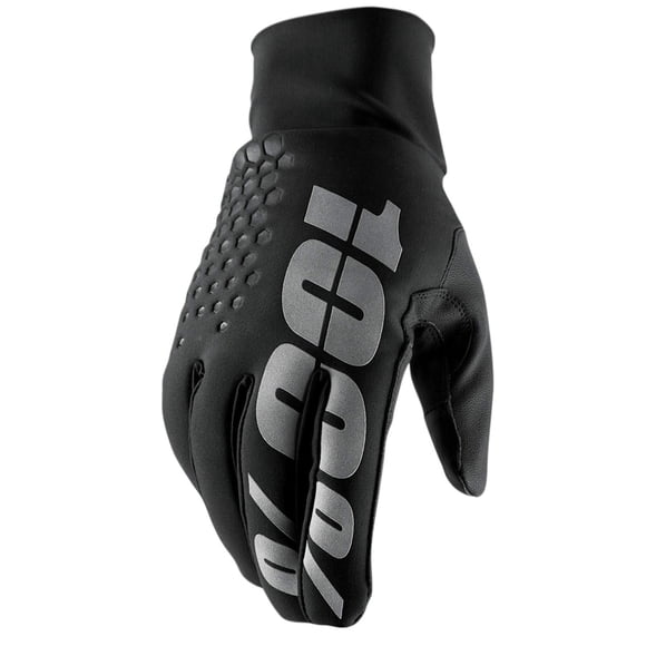 100% HYDROMATIC BRISKER Cold Weather Motocross and Snowmobile Gloves - Snow & Water Resistant MX & Powersport Racing Protective Gear
