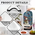thumbnail image 4 of HELLHERO Merry Snowman Easy to Install Coffee Machine Dust Cover for Kitchen Use Polyester, Machine Washable, Stylish, 4 of 6