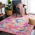 thumbnail image 2 of SAFAVIEH Madison Caden Oriental Area Rug, Fuchsia/Gold, 5'3" x 7'6", 2 of 8