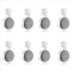 thumbnail image 1 of 8Pcs Adecuado para Audio para Nest Mini Soporte de Pared Enchufe de Segunda Generación Soporte de Suspensión Colgante-, 1 of 2