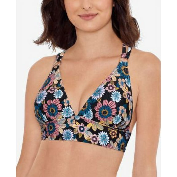 MSRP $20 Salt   Cove Juniors' In Full Bloom Strappy Bikini Top Size XS