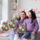 thumbnail image 4 of Kit de tablero para colorear de madera de Pascua para niños | Actividad artística de conejo y huevo DIY con 4 rotuladores | Proyecto de manualidades familiar y regalo de decoración navideña, 4 of 6
