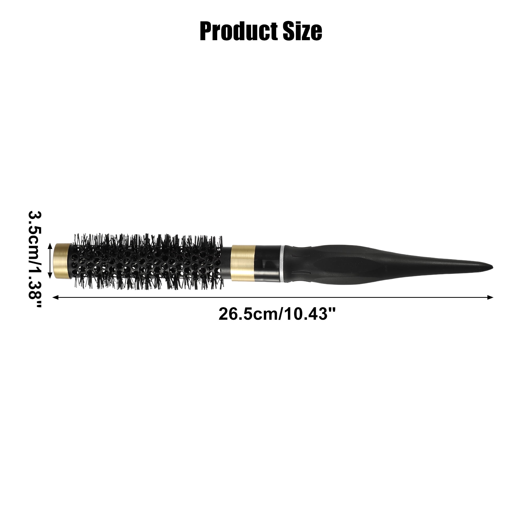 Unique Bargains Round Hair Brush Nano Thermal Ceramic for Hair Drying 20mm