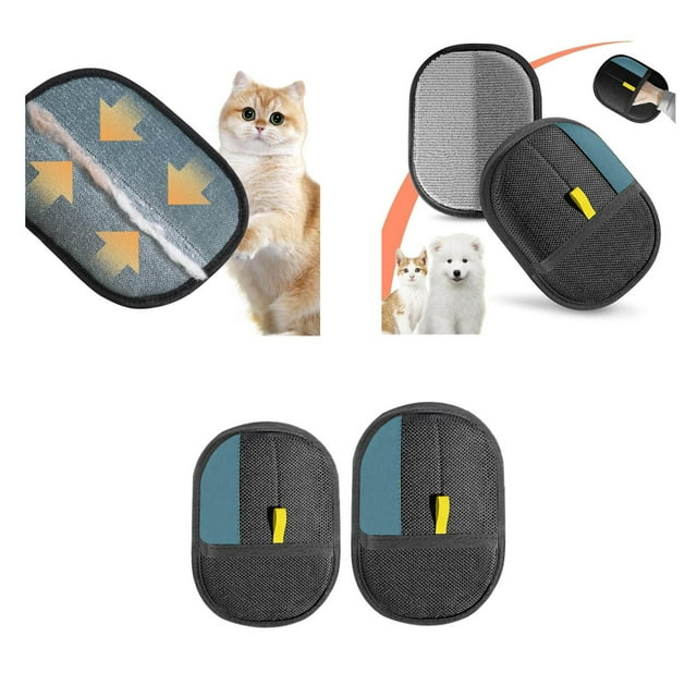 Fournitures pour Animaux Outil d'Épilation Amélioré pour Chats et Chiens Brosse de Toilettage Électrostatique Réutilisable Taille pour Usage Intérieur Extérieur Tissu TPR Amélioré