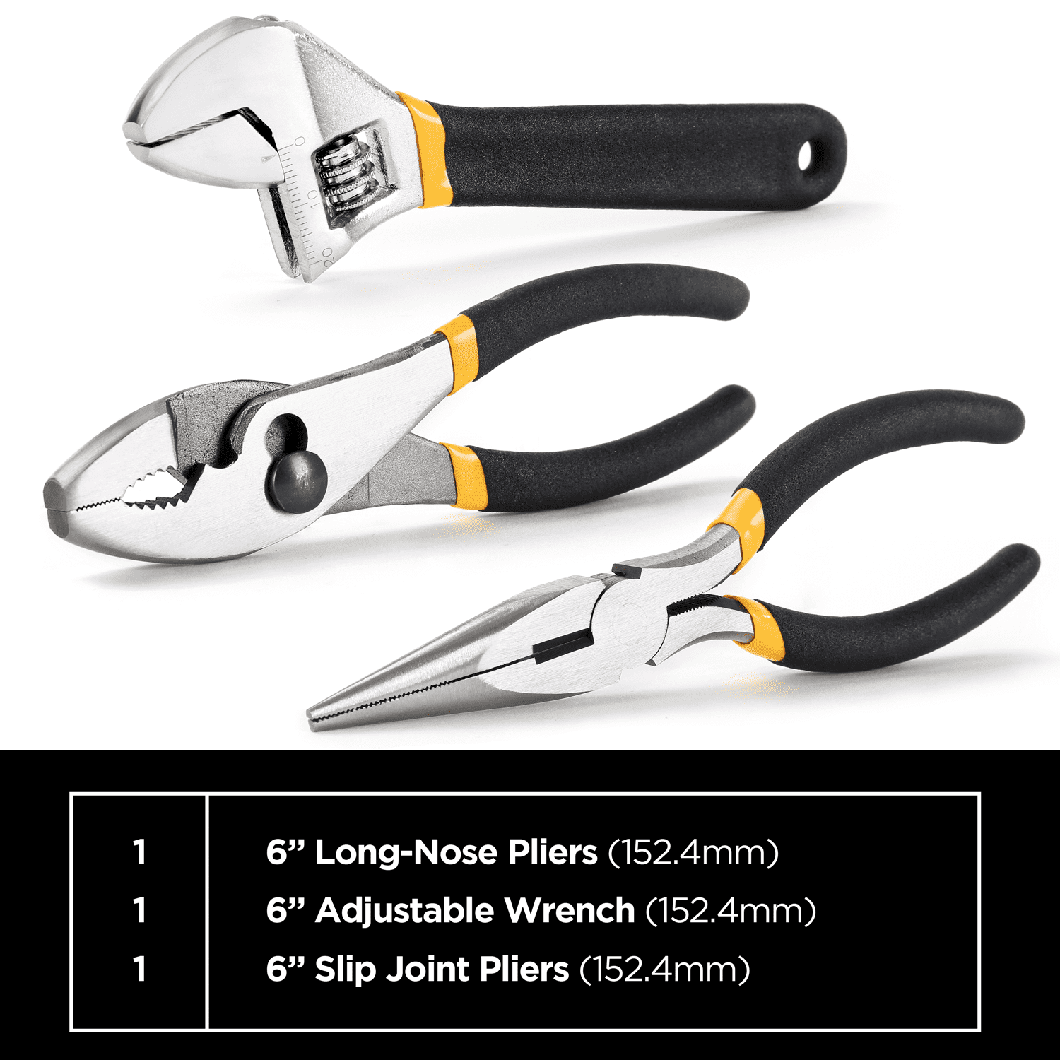 STEELHEAD 71-Piece Tool Set, 3/8” Sockets, Screwdriver Handle w/ 10 Bits, Pliers, Tape Measure, Hammer, Utility Knife, Ties, Heavy-Duty Reinforced Case, Great for Home, Office, Dorm, USA-Based Support