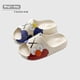 thumbnail image 2 of Sandalias de moda y zapatillas onduladas Parte inferior sueltas Pantuflas casuales, 2 of 4