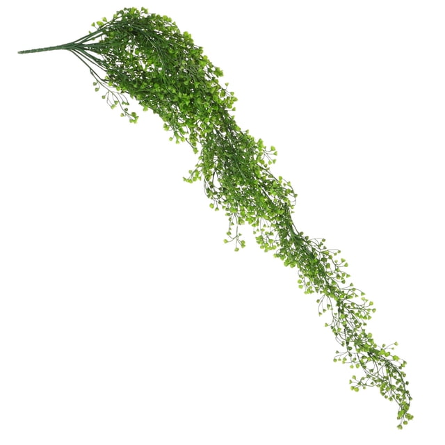 Hytrove Planta Colgante Artificial Verde Para De Pared Con Hojas Realistas Y Ajustable Para