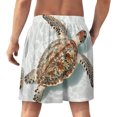 thumbnail image 2 of NICKSUN Shorts de Pyjama Amusants pour Hommes, Bas de Pyjama Courts Doux avec Poches, Été Tortue, L, 2 of 6