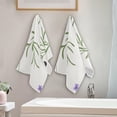 thumbnail image 4 of Dreamtimes Lavender Flower Hand Towel Set of 2, Highly Absorbent Soft Face Hand Towels for Bathroom, Kitchen, Hotel, Gym and Spa, 14 x 28 Inch, 14 x 28 Inch, 4 of 7