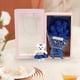 thumbnail image 5 of Ramo de flores de jabón sorpresas con osito de peluche, jabón de baño artificial con flores de jabón Azul, 5 of 8