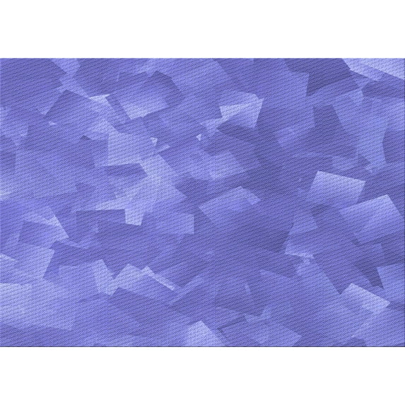 Ahgly Company Indoor Rectangle Patterned Purple Mimosa Purple Area Rugs, 5' x 7'