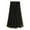 Black1-A, variant on Lu's Chic Women's Tulle Skirt Midi Tutu High Waisted A-line Elastic Waist Tea-length Mesh Pleated Formal Prom Party Layered Skirts Black X-Small-Large