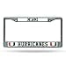 thumbnail image 2 of Miami Hurricanes Chrome License Plate Frame, 2 of 4