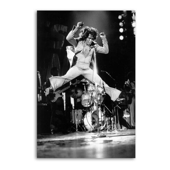 James Brown The Good Foot Picture Print Canvas Poster Wall Paint Art Posters Decor Modern Home Artworks Gift 08x12inch(20x30cm)
