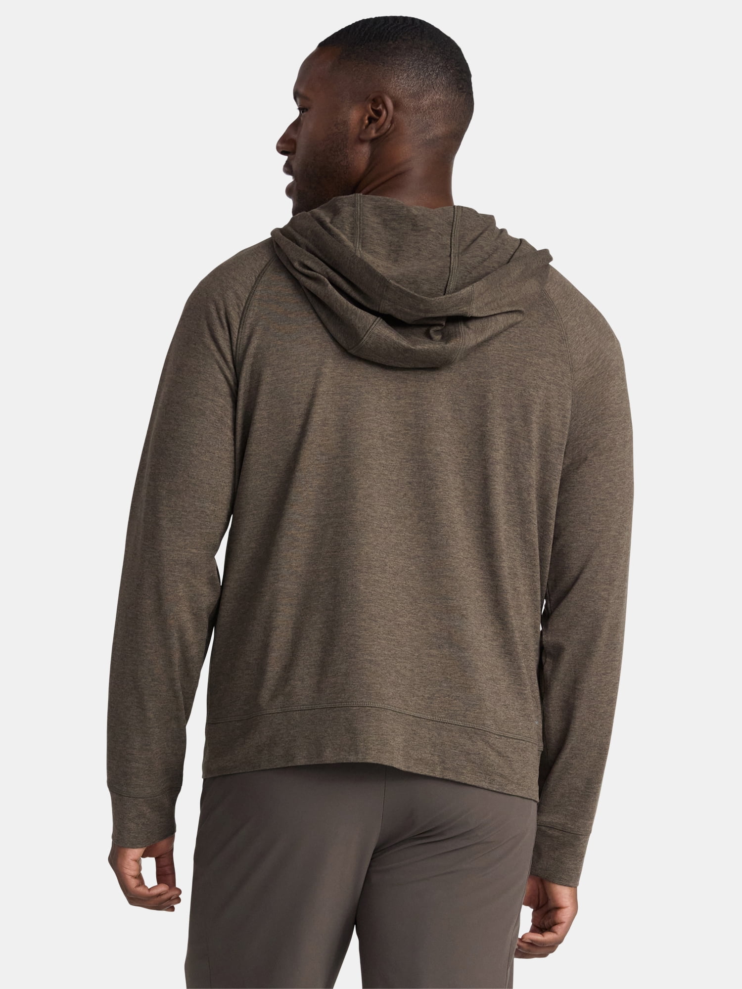 Athletic Works Men's and Big Men's ButterCore Soft Full Zip Hoodie, Sizes S-3XL