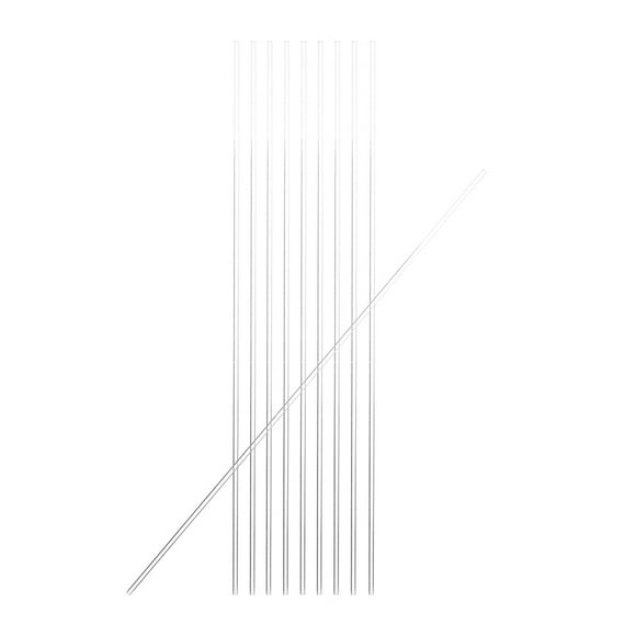 10 Pcs Plant Stakes Plant Sticks Acrylic Clear Plant Support Stakes Garden Single Stem Orchid Stakes For Indoor And Outdoor Plants Orchid Potted Plant Tomatoes Flowers 45cm