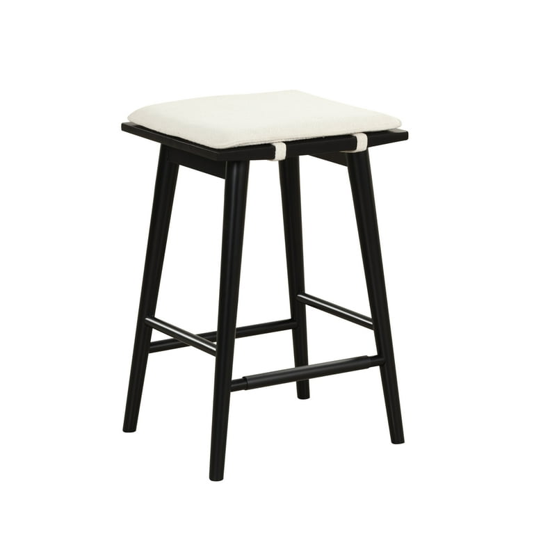 Nathan James Barker Sgabello Da Bar In Legno Con Cuscino