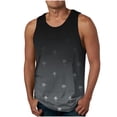 thumbnail image 2 of Zysthvn Cotton Mens Sleeveless Shirts Summer Gradient Swimming Casual Mens T Shirts Crew Neck Comfortable Loose Fit, 2 of 5