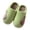 Green1, variant on Women's Cute Bear Slippers Furry Fluffy Winter Slip on House Slippers Warm Fuzzy Indoor Outdoor Shoes
