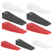 9pcs Non-Slip Door Stopper Wedge in Assorted Colors for Home Use Made of Rubber