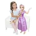 thumbnail image 2 of Muñeca Disney Princess Rapunzel Playdate de 32 pulgadas de alto y articulada, muñeca articulada de mi tamaño con vestido morado, viene con cepillo para peinar su largo cabello dorado, diadema con guir, 2 of 5