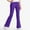 Purple 1, variant on OGLCCG Girls Flare Leggings Solid Color Soft School Uniform Bell Bottoms Pants High Waisted Flared Leggings for Teen Girls 3-14 Years