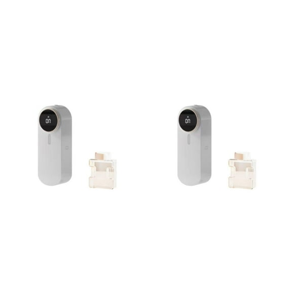 Naiovety Difusor aromático habitación Ambientador aromático condimento pequeños inodoros máquina de aromaterapia botella de esencial Blanco Blanco (Shangri La) 2piezas