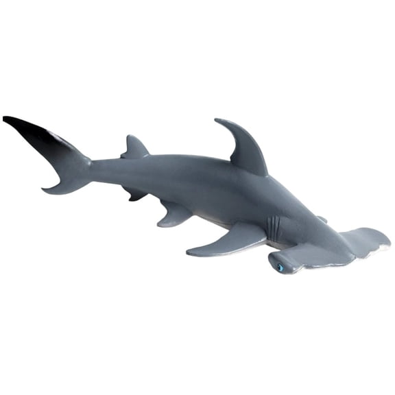 Hammerhead Shark Figurine – Realistic Ocean Animal Toy for Kids, Educational Sea Life Model, Cake Topper & Marine Display