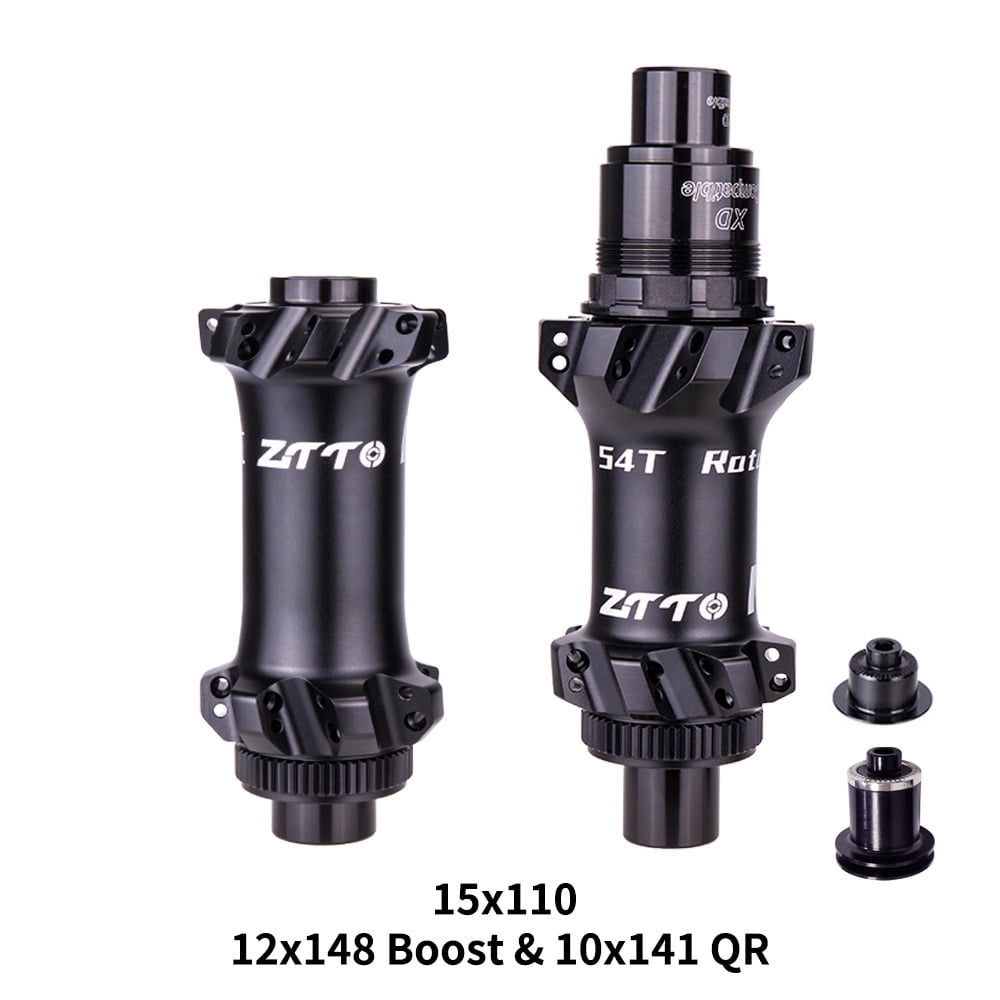 ZTTO MTB Mountain Bike Straight Pull Hub 28 Holes 54T Ratchet Bicycle Front and Rear Hub Set Walmart