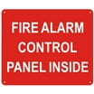 Fire Alarm Control Panel Inside Signs Reflective Aluminum Wall Mount ...