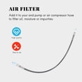 thumbnail image 4 of Air Compressor Connecting Pipe Air Filter M10X1 Oil Water Separator 30Mpa / 300Bar / 4500Psi, 4 of 5
