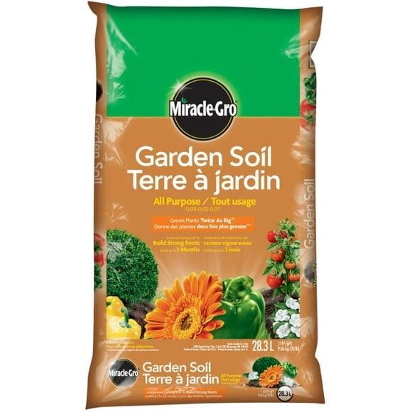 Terreau de Jardin Premium pour Fleurs et Légumes - 28,3 L