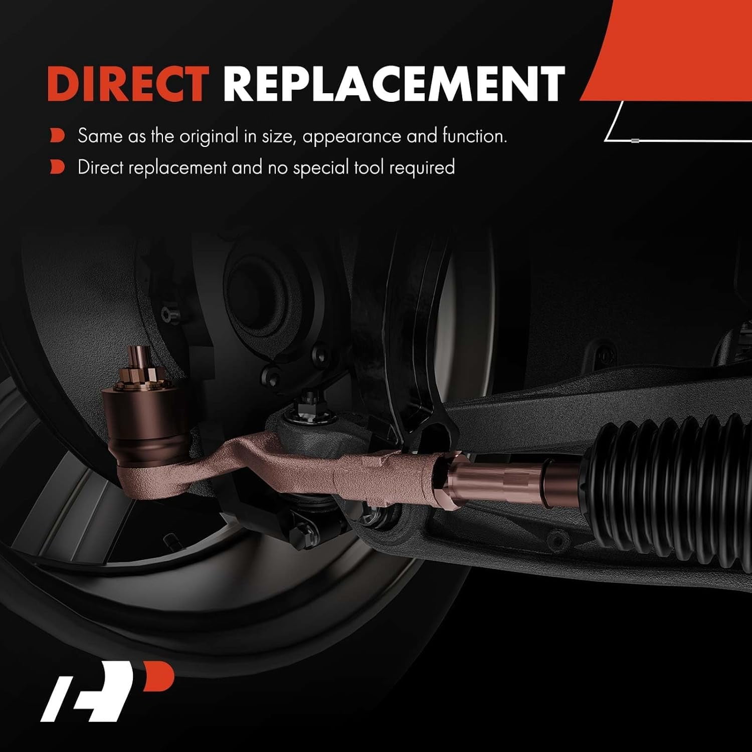 A-Premium 2 x Front Outer Tie Rod Ends Left Right Kit Compatible with Chevy Malibu 2004-2012 Pontiac G6 2005-2010 Saturn Aura 2007-2009# ES800086
