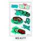 thumbnail image 1 of WS-K177 Adhesivo de fútbol luminoso impermeable Anggrek Otros, 1 of 8