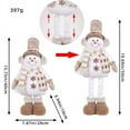 thumbnail image 3 of Gcvizuso Christmas Hats, Santa Hat, Christmas Snowman Telescopic Doll New Knitted Doll Window Scene Decoration Ornaments, 3 of 3