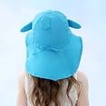 thumbnail image 6 of Cute Cartoon Breathable Outdoor Wide Brimmed Childrens Sun Hat Quick Drying Baby Beach Sun Hat Kids Sun Hat UPF 50+ Boys Girls Protection Hat Wide Brim Beach Hats Strap, 6 of 6
