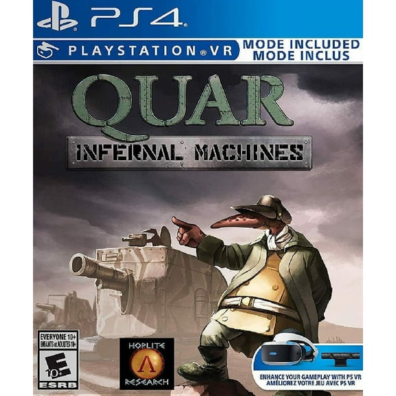 Restored Quar: Infernal Machines (Sony Playstation 4, 2019) War Game (Refurbished)