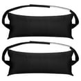 thumbnail image 1 of Uxcell Almohadas de Chaise al Aire Libre, Resistente al Agua con Correa Elástica Ajustable para Silla, Paquete de 2 Negro, 1 of 1