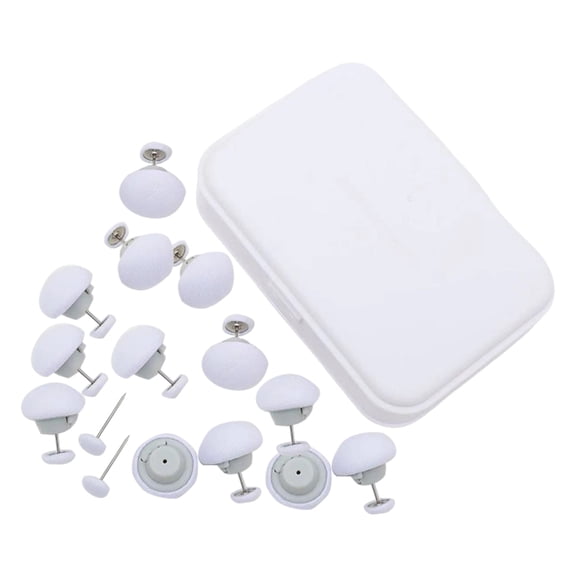 Set of 16 Stylish Duvet Cover Clip Fasteners For Mess Release Bedding Management